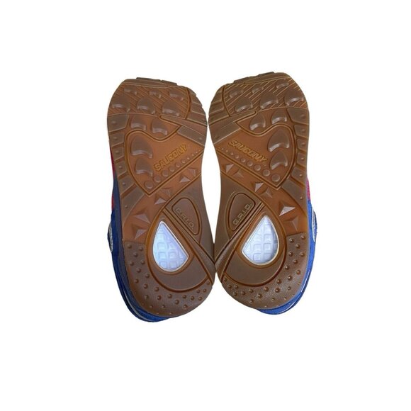 SAUCONY GRID 9000 SPARRING MENS SIZE 8.5 S70279-1 BLUE RED GOLD SNEAKER SHOE NEW - Picture 7 of 7